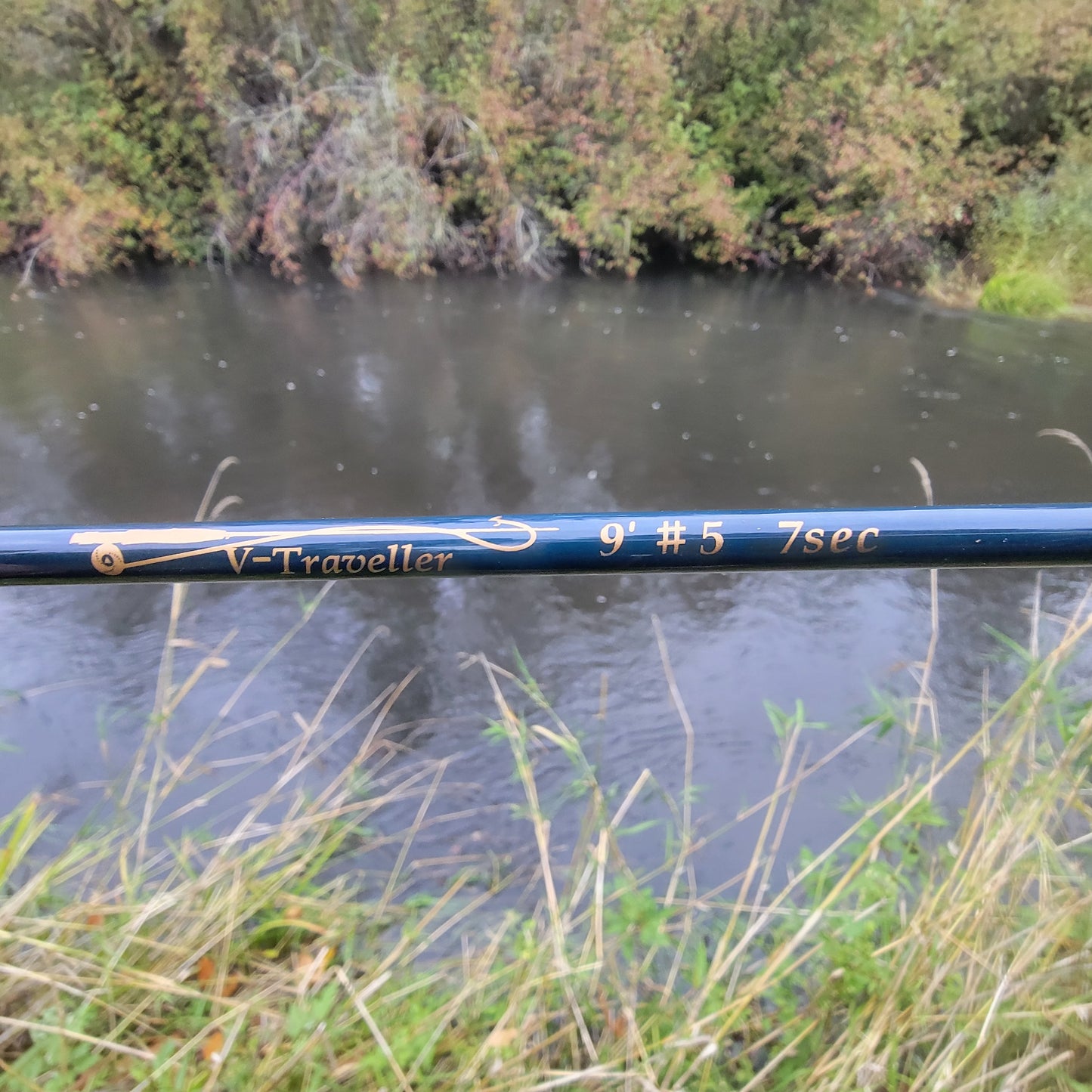 Golden Tippet - Carbon Fly Rod | V-Traveller Series | 9 foot | 5 weight | 7 section