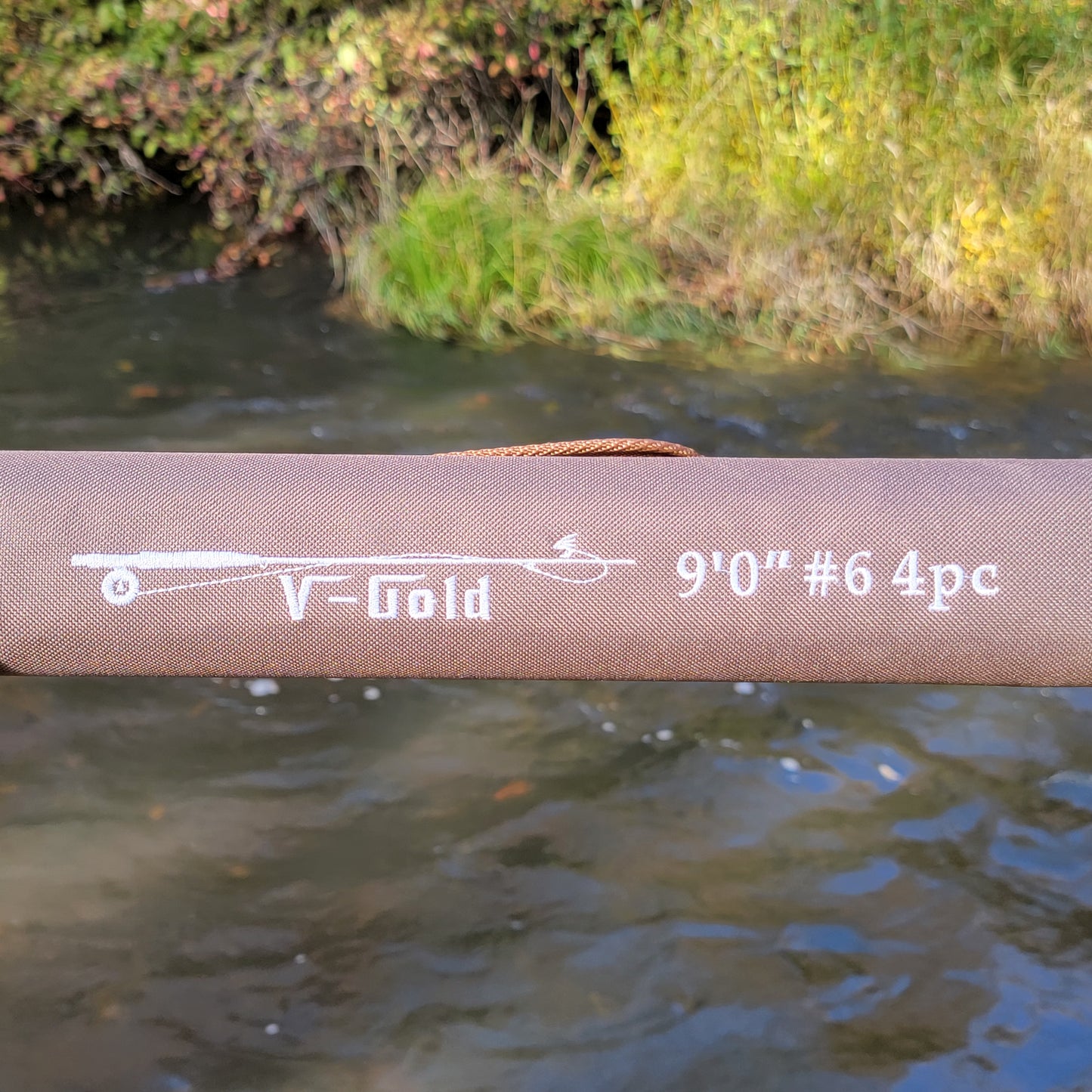 Golden Tippet - Carbon Fly Rod | V-Gold Series | 9 foot | 4,5,6,8 weight | 7 section