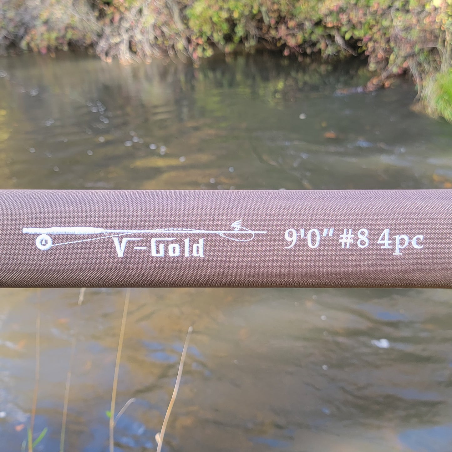 Golden Tippet - Carbon Fly Rod | V-Gold Series | 9 foot | 4,5,6,8 weight | 7 section