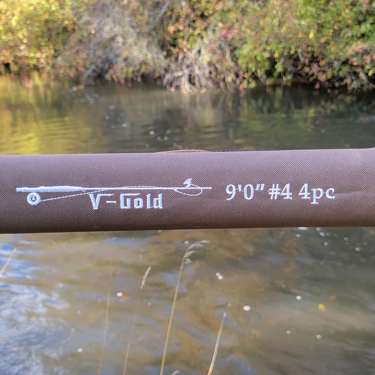 Golden Tippet - Carbon Fly Rod | V-Gold Series | 9 foot | 4,5,6,8 weight | 7 section
