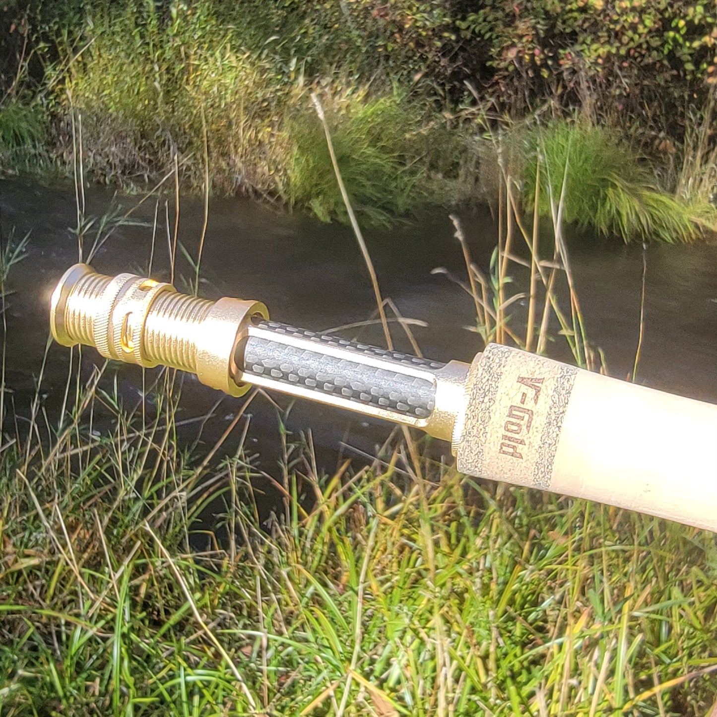 Golden Tippet - Carbon Fly Rod | V-Gold Series | 9 foot | 4,5,6,8 weight | 7 section