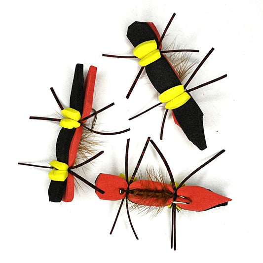 Chernobyl Ant - Black/Red or Brown/Tan - (Pack of 3)