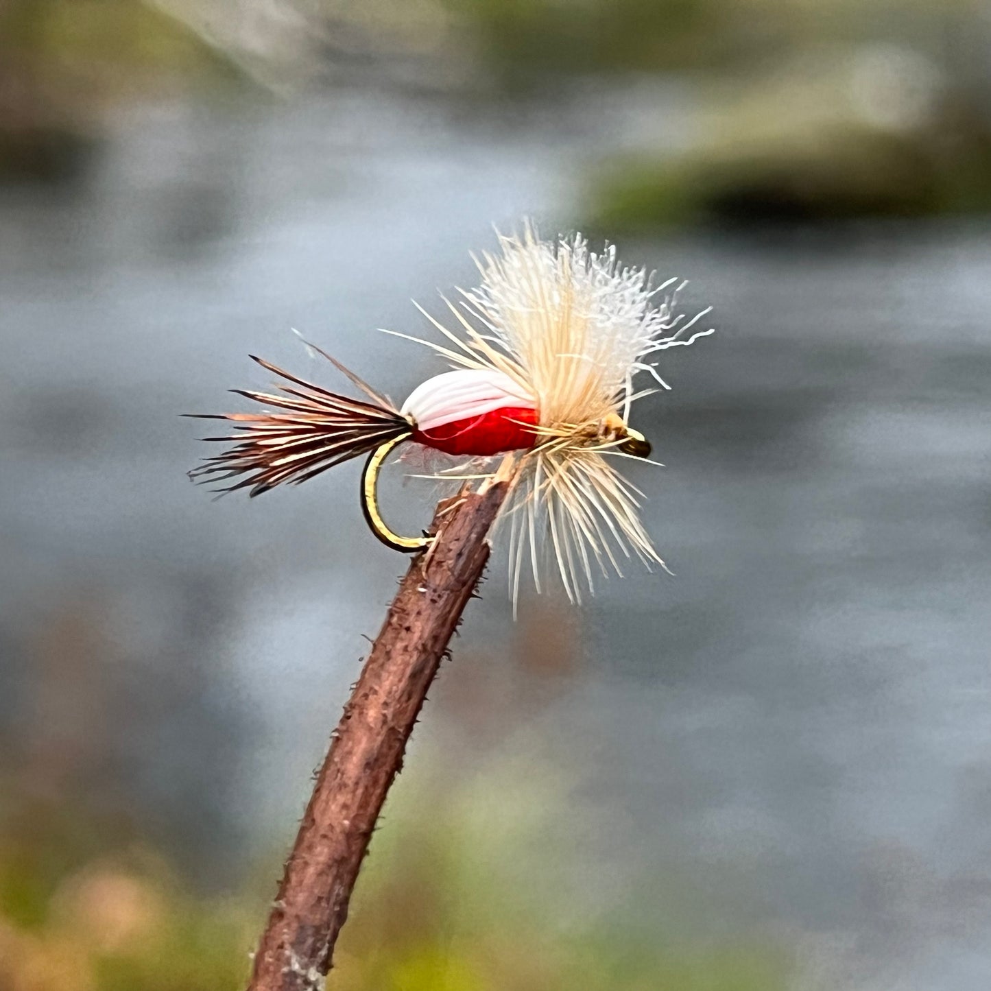 Red Humpy - (Pack of 3)