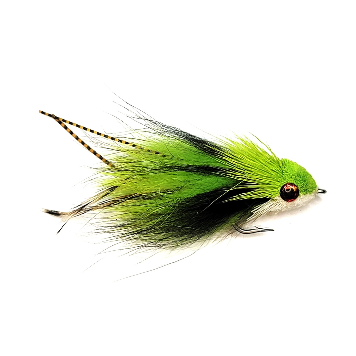 Half n Half Baitfish - Size #4 & #1/0 - Burnt Orange & Chartreuse