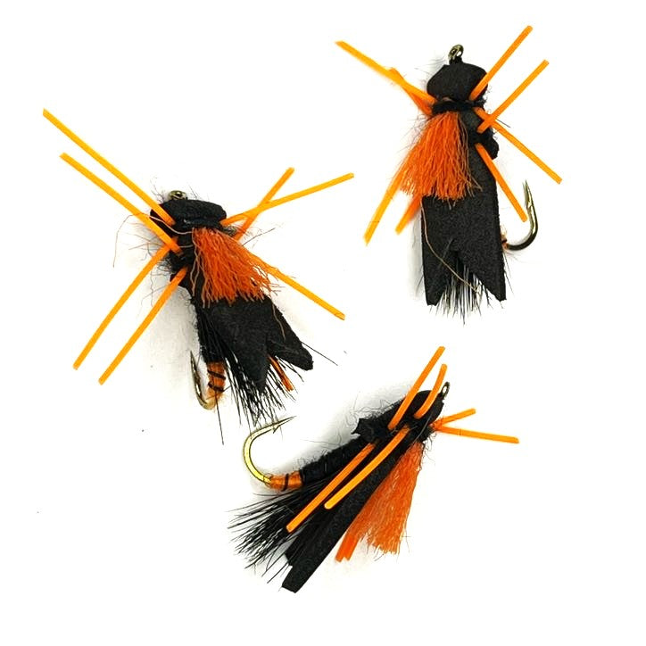 cicada fly fishing lure Mega Moodah Cicada - Foam Fly - (Pack of 3) - Dropper Rig