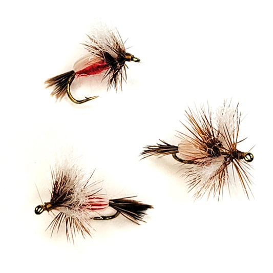 Red Humpy - (Pack of 3)