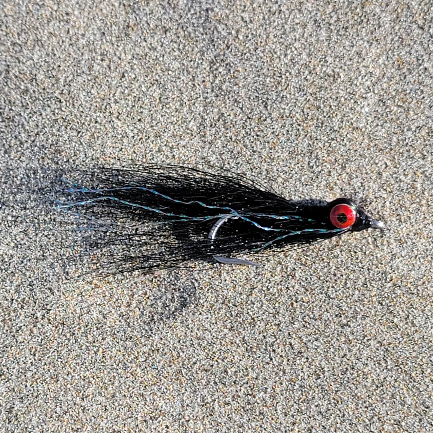 Clouser Minnow Black | Size #2/0