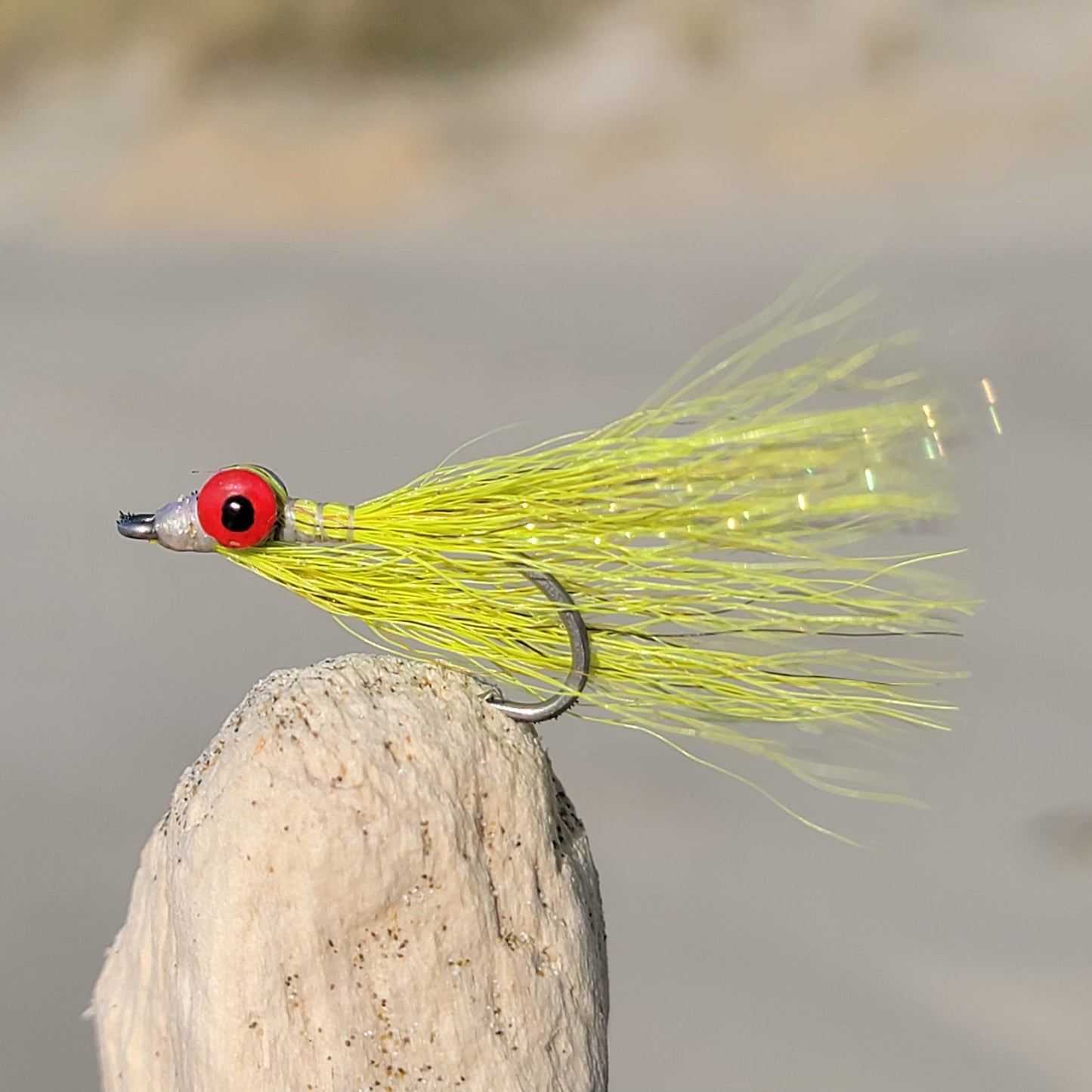 Clouser Minnow Chartreuse | Size #2/0
