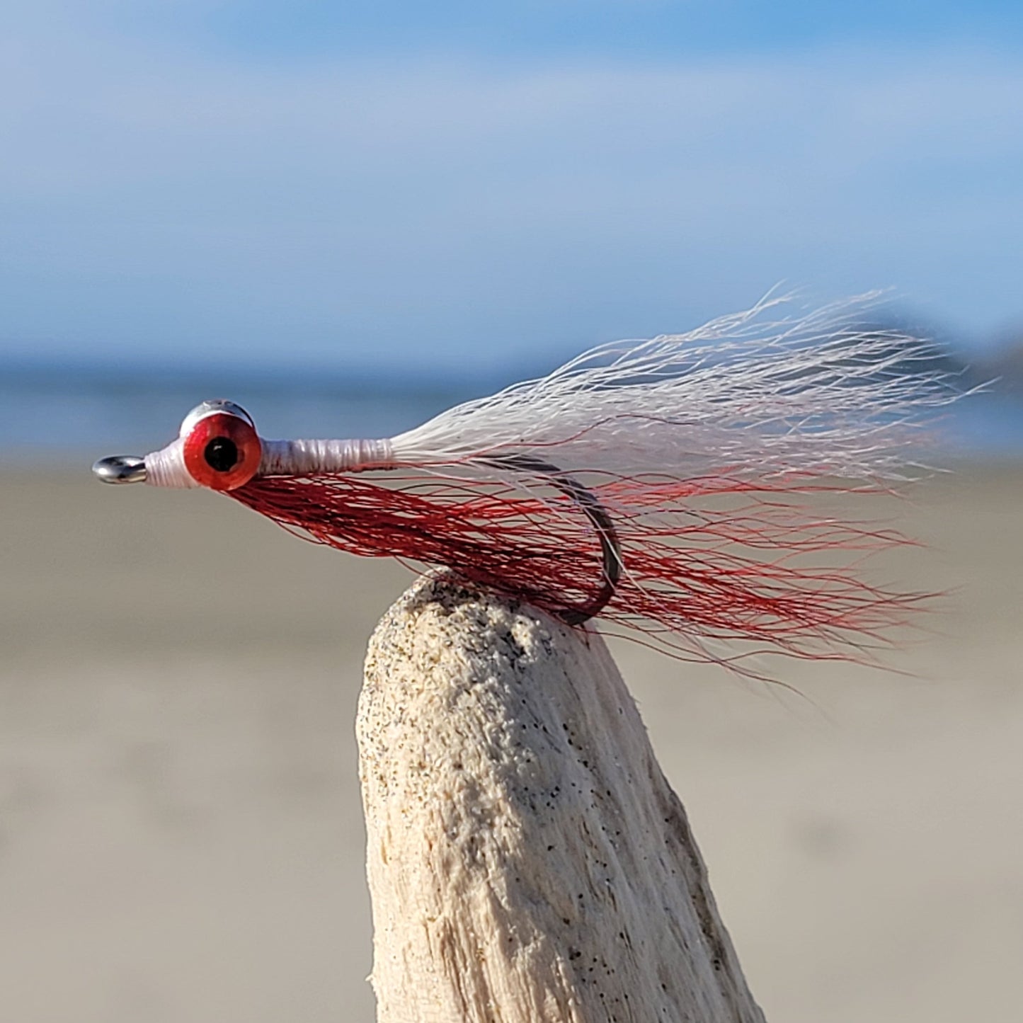 Clouser Minnow Red | Size #2/0