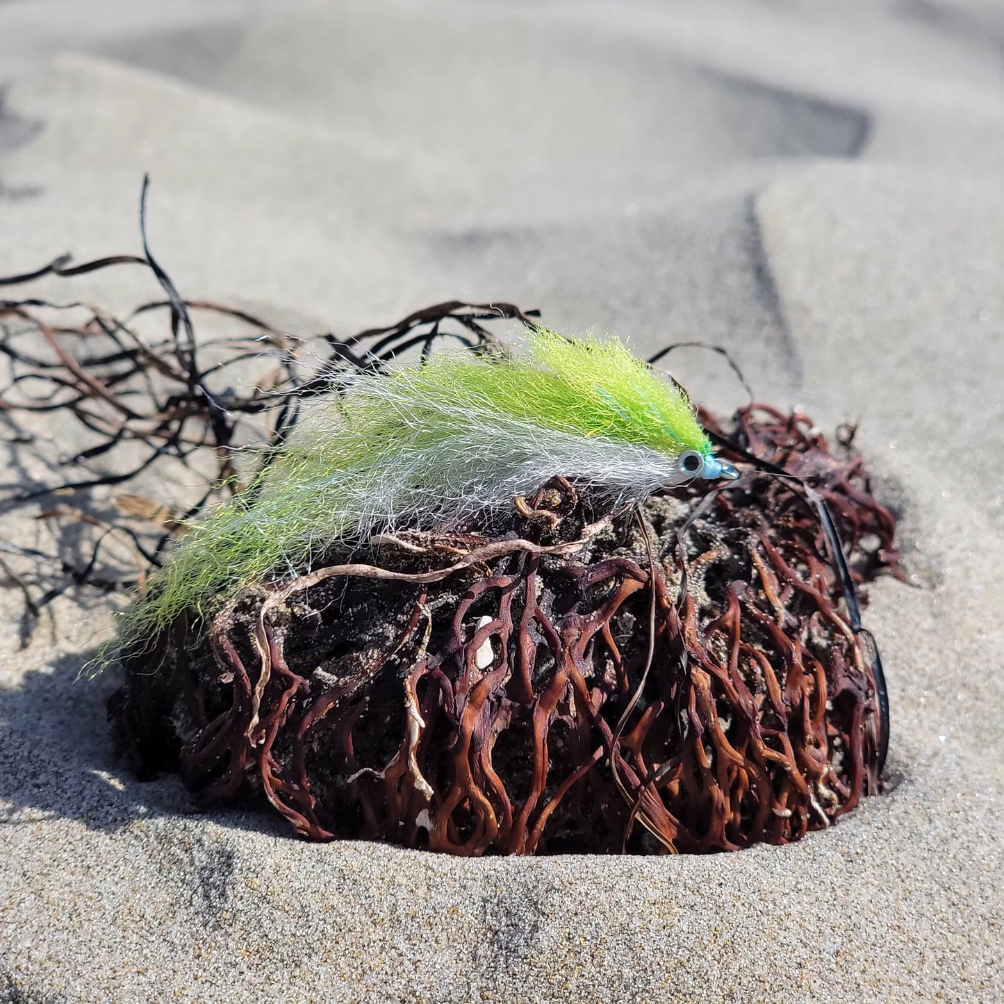 Salty Baitfish Chartreuse | Size #2/0