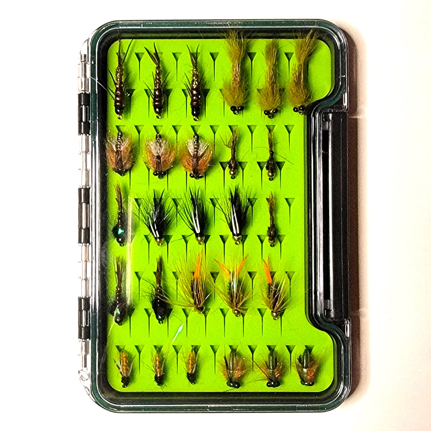 Fly Case With 27 Wet Flies