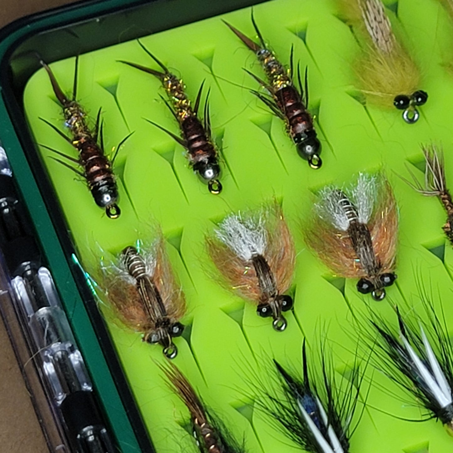 Fly Case With 27 Wet Flies