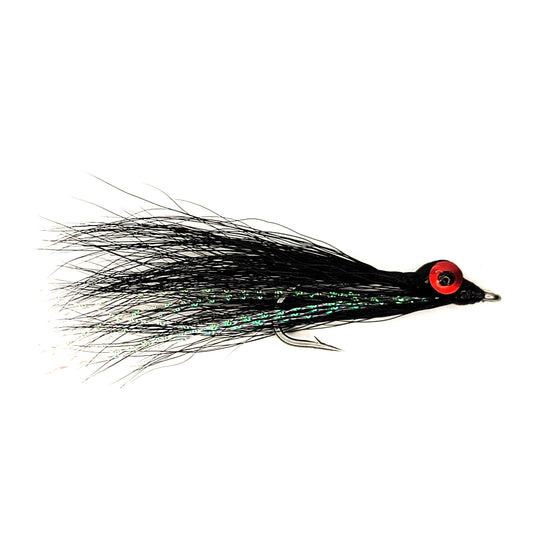 Clouser Minnow Black | Size #2/0