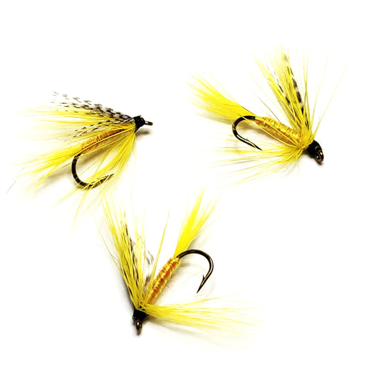 Yellow Mayfly - (Pack of 3)