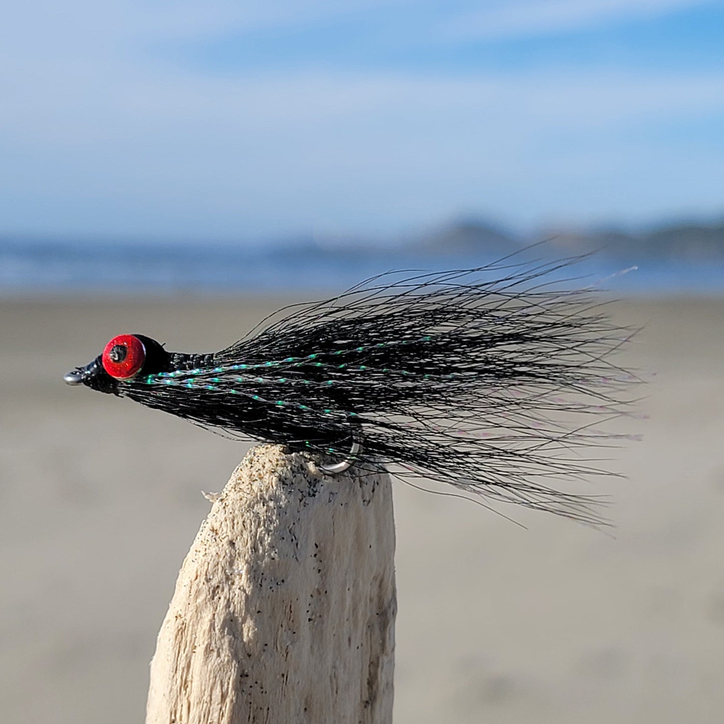 Clouser Minnow Black | Size #2/0