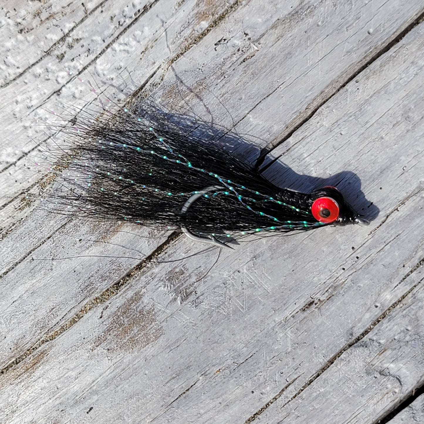Clouser Minnow Black | Size #2/0